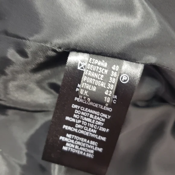 Javier Simorra Barcelona black wool blazer size 6 - Picture 10 of 11